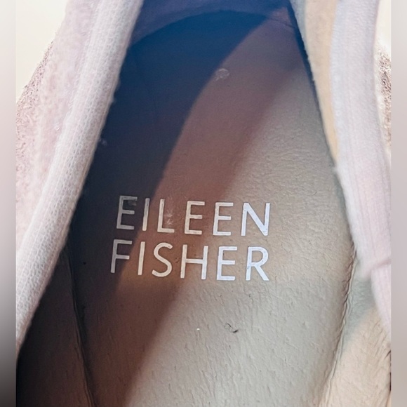 EILEEN FISHER Notion Ballet Flat, Patent/High Shine, Color Gray/tan, Size 8.5 - Picture 2 of 8